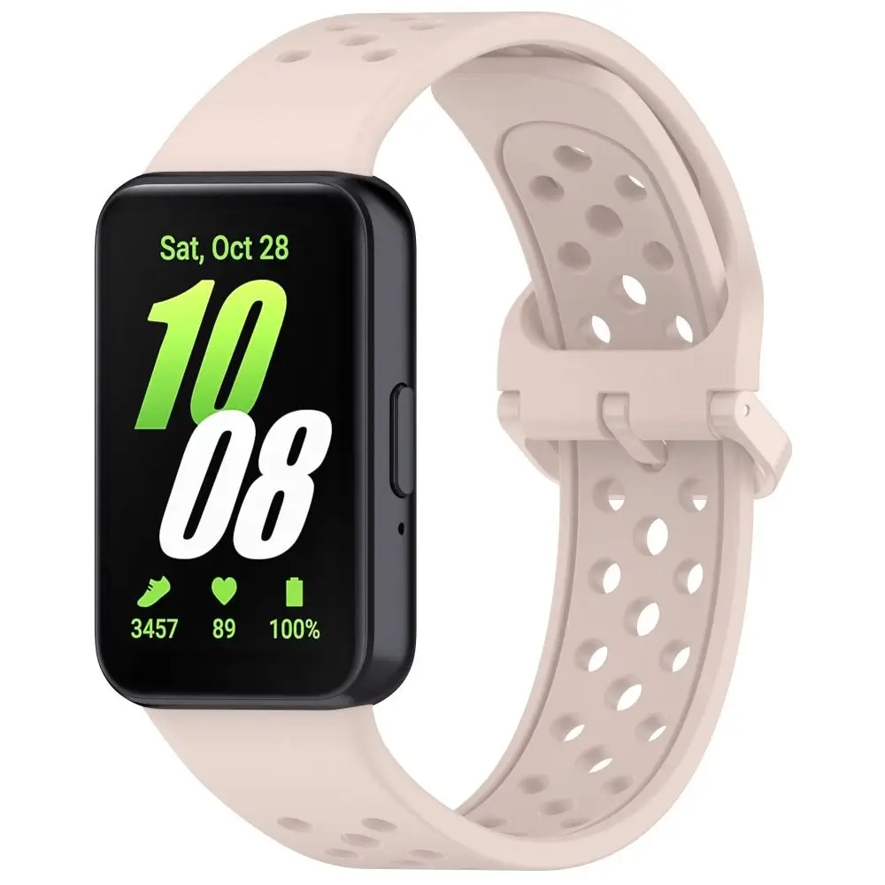 New Replacement Silicone Watch Strap Breathable Smart Bracelet Watch Accessories Watchband for Samsung Galaxy Fit3