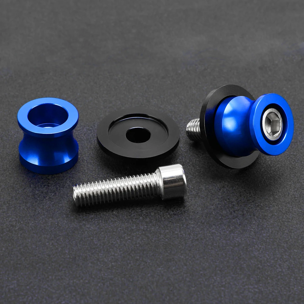 Motorcycle Swingarm Slider Spools CNC Stand Screws 6MM FOR YAMAHA MT03 MT-03 2005- 2023 2022 2021 2020 2019 2018 2017 2016 MT 03