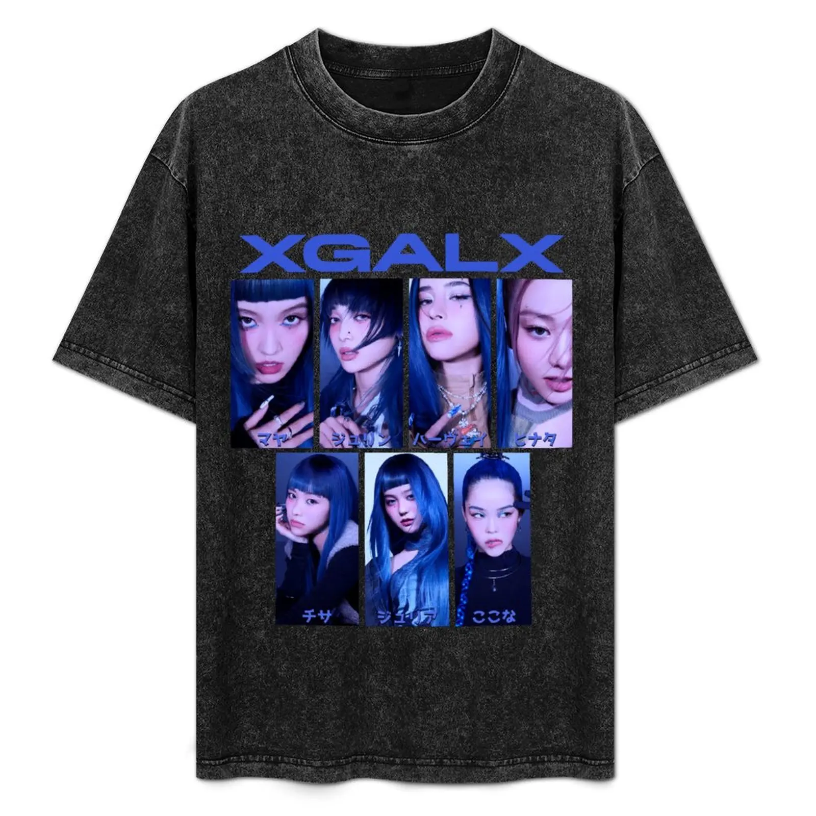 XG XGALX KPOP JPOP POP (Jurin, Harvey, Chisa, Hinata, Maya, Juria, Cocona) T-Shirt vintage clothes plain mens champion t shirts