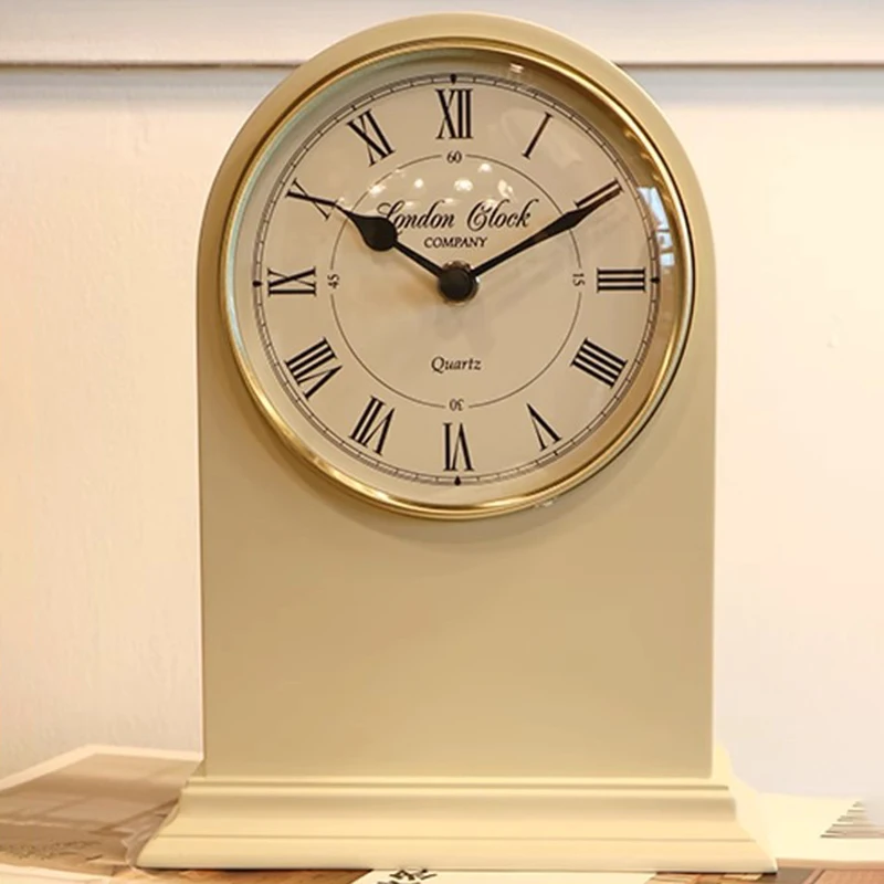 

Минималистичные настольные часы, стильные роскошные настольные часы, элегантные скандинавские настольные часы, часы для гостиной, украшения для дома, аксессуары