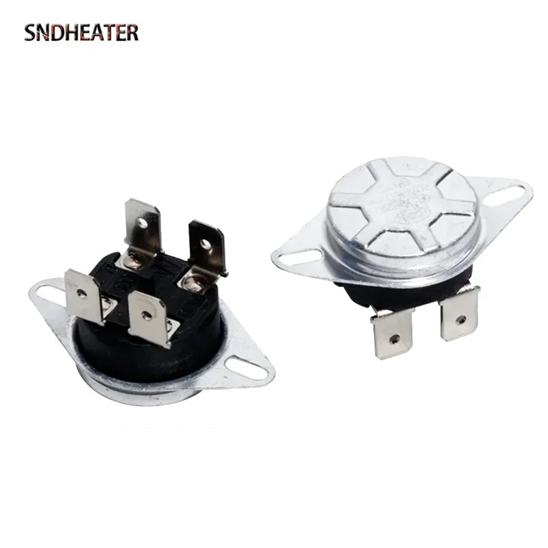 Sndheater ksd302x 65/70/80/95/125c elemento de controle de temperatura 250v 20a 4 pinos aquecedor de tanque de água termostato interruptor reinicialização manual