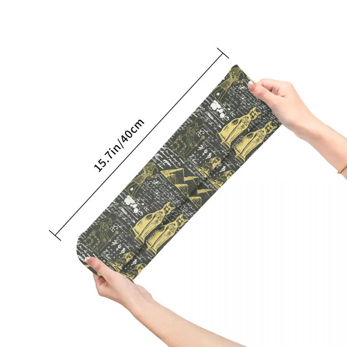 Compression Retro Style Ancient Egypt Hieroglyphs Woman Socks 2022 Men Sport Socks