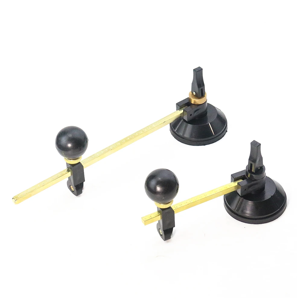 

Adjustable Cutting Tool with Suction Cup Round Compass Type Glass Cutting Knife Rotating Round Hole Radius 10 cm 20cm Length