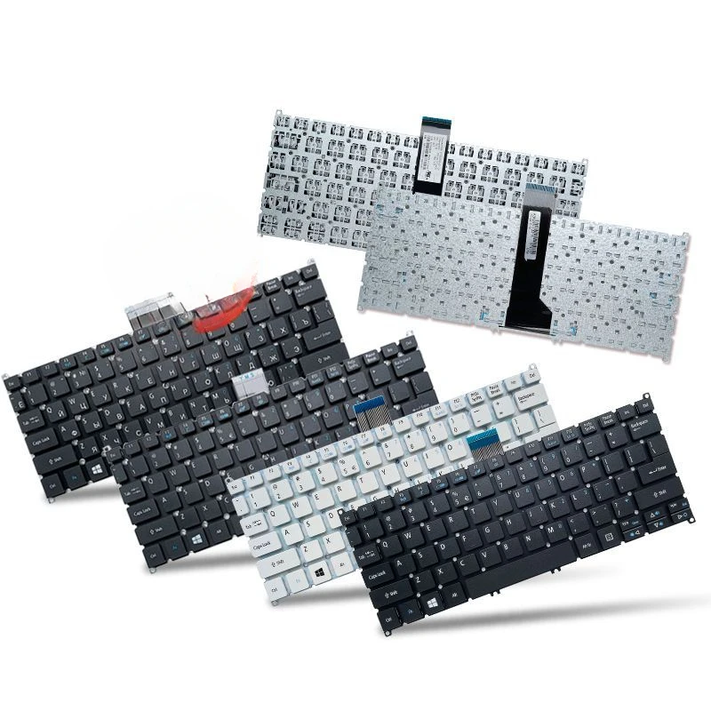 HC US/RU/SP/BR teclado del ordenador portátil para ACER V5-122 V5-122P V5-131 V5-132P V3-371 ES1-331 ES1-311 ES1-321 ES1-111 ES1-131 ES1-112 N15