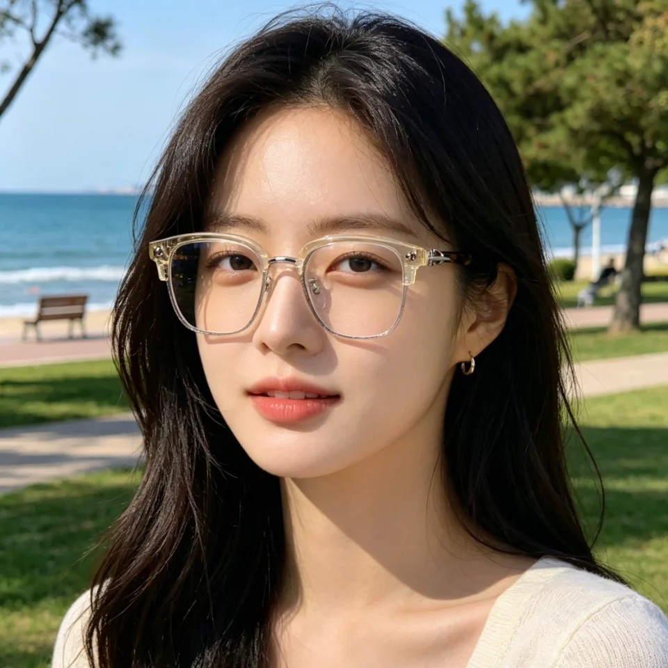 New World Trend Brand Design Men's Luxury Acetate Eyeglass Frame Leisure Retro Carving Decoration Women's Titanium Alloy Glasses