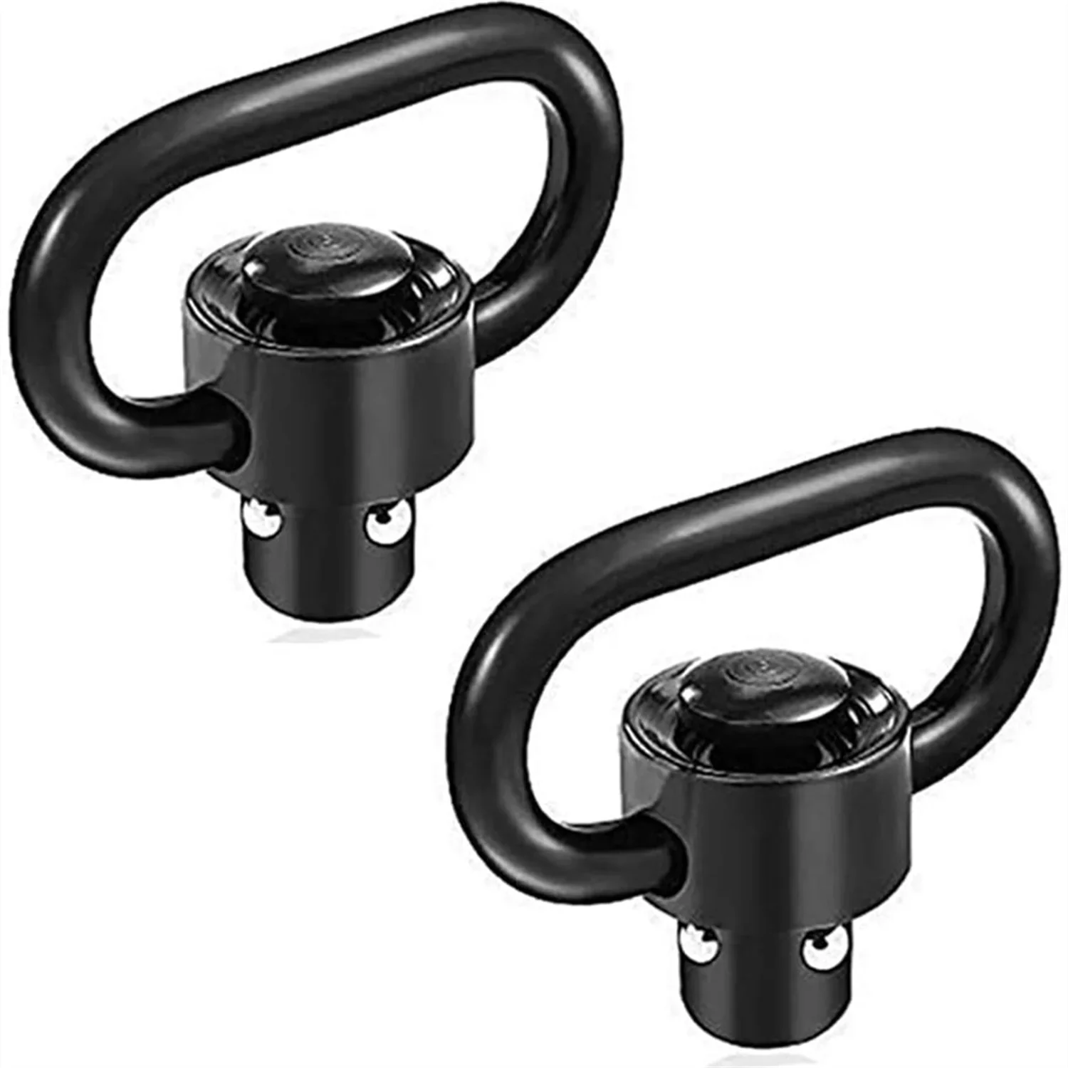 1.25” QD Sling Swivel Mount Heavy Duty Quick Detach Push Button Swivels for Two Point Sling 360°Rotatable Easy to Mount QD Sling