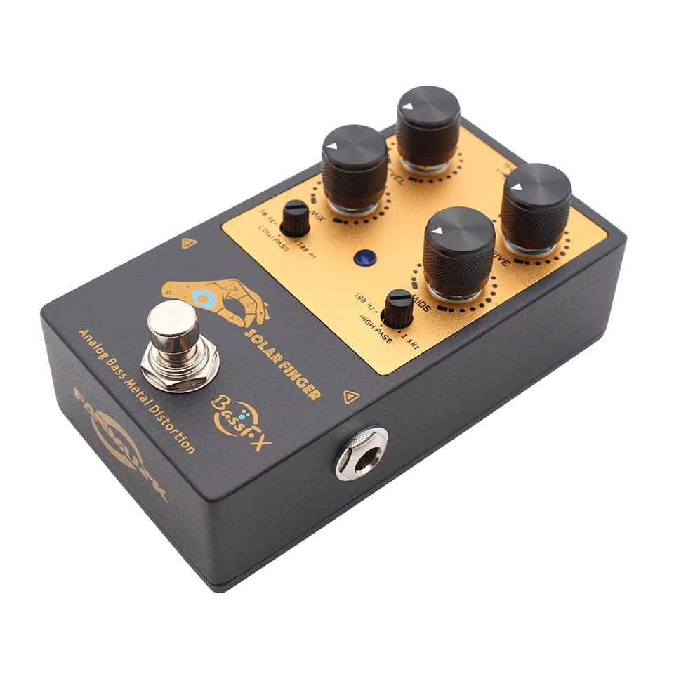 Fanmuzk Solar Finger (Darkglass X クローン) Fanmuzk Solar Finger Analog Bass Metal Distortion Effect Pedal for