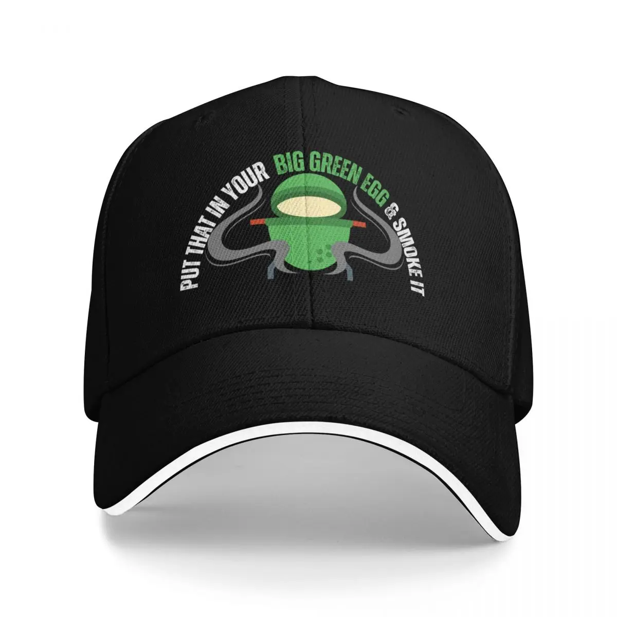 Grill Master, Put That In Your Big Green Egg And Smoke It, Meat Smoker Baseball Cap dad hat Streetwear Mens Hats Women's