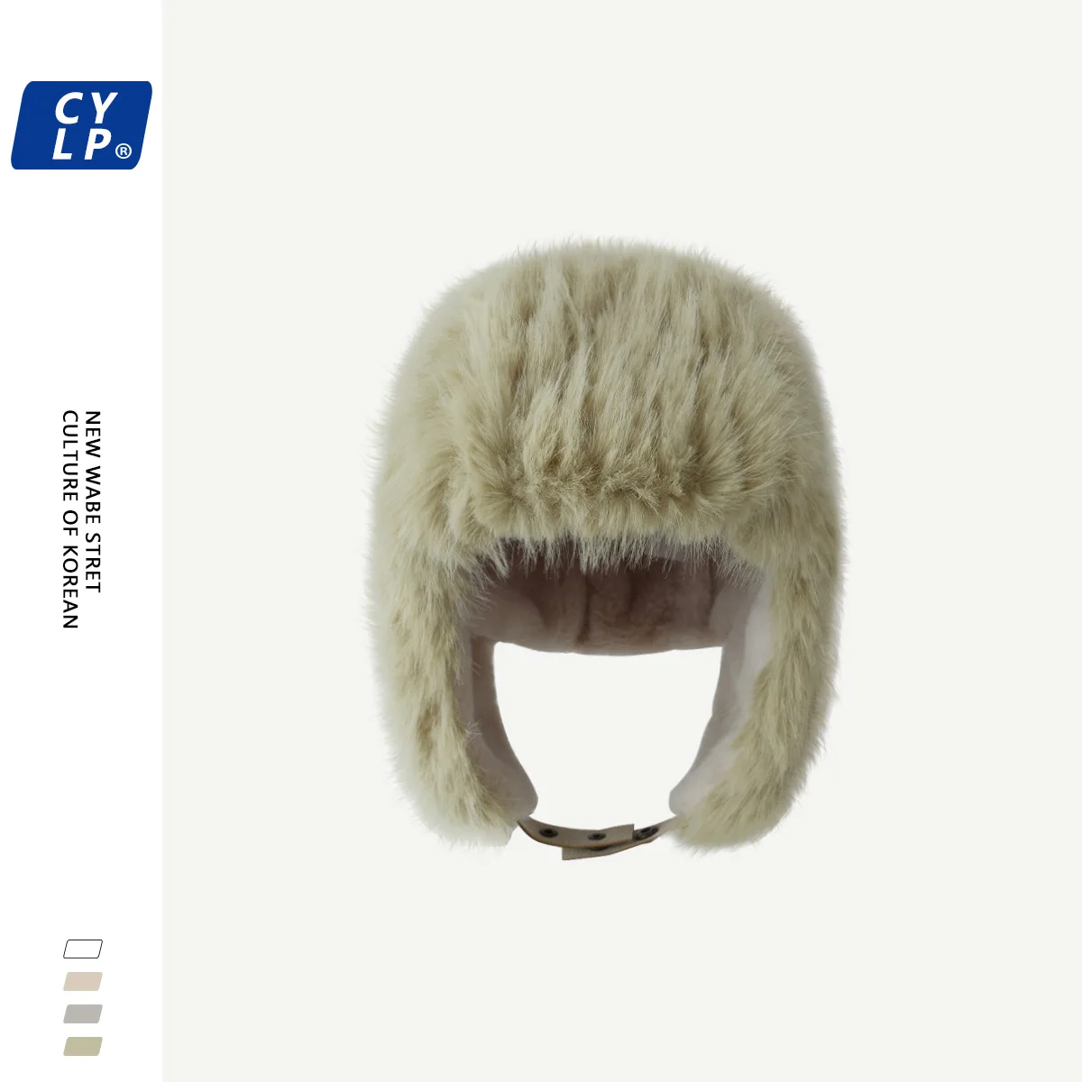 Outdoor Skiing Velvet Cold Protection Warm Artificial Mink Hair Ushanka Women's Korean-Style Fashion All-Matching Earmuffs Hat