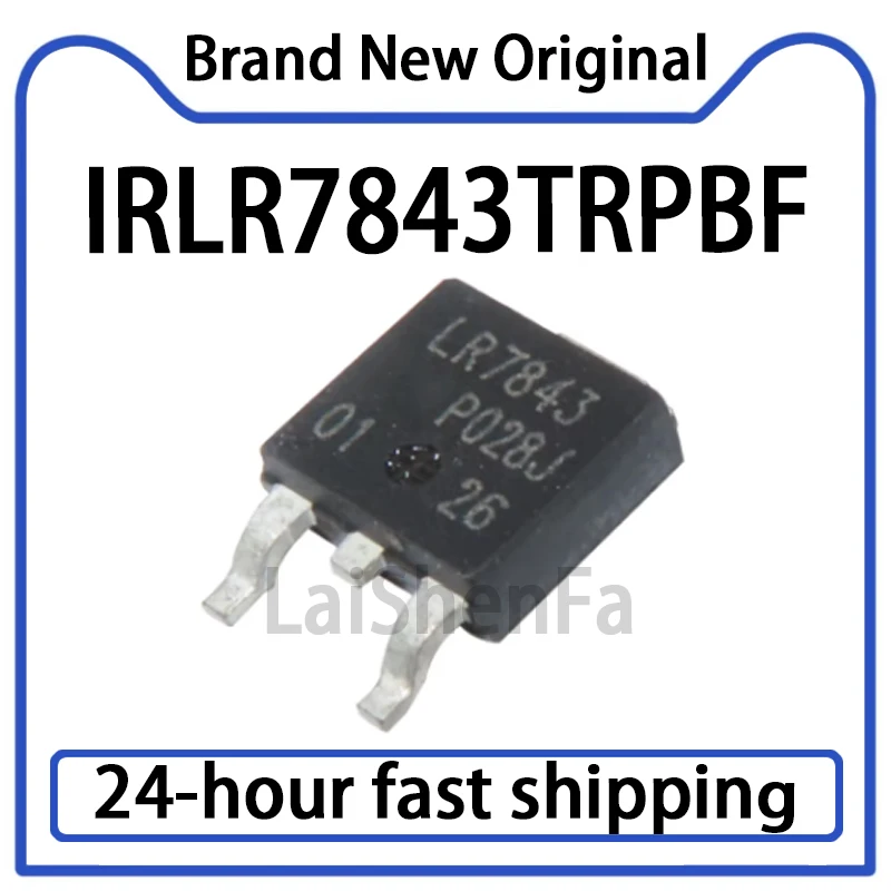 10PCS IRLR7843TRPBF Package TO-252-3 N-channel 30V/161A Field-effect Transistor Original in Stock