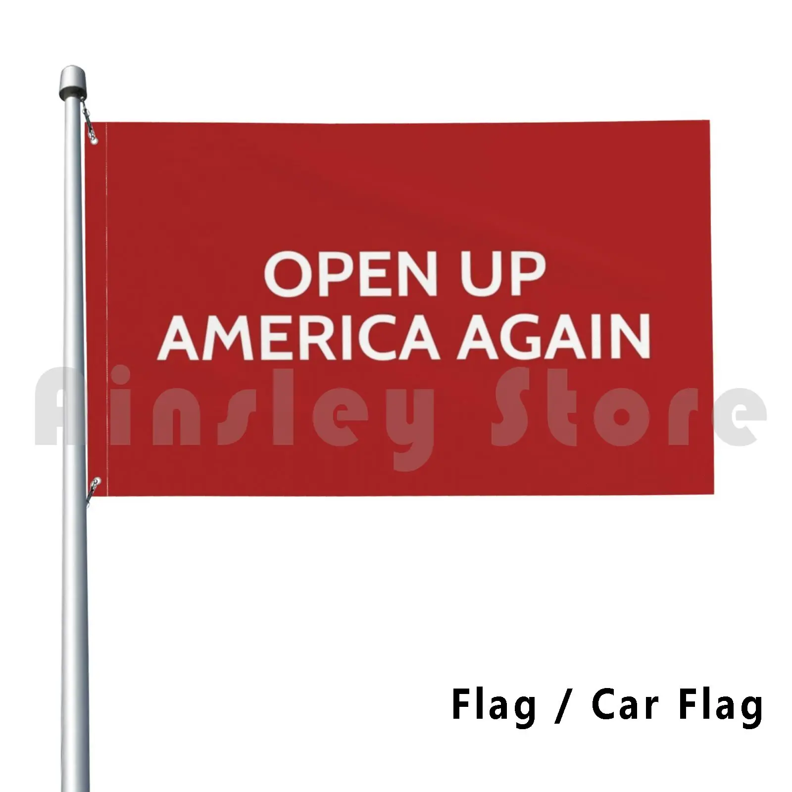 Open Up America Again Outdoor Decor Flag Car Flag Of Speech Anti Masker Sheep Sheeple Trump 2020