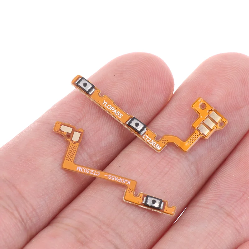 

1 Piece Power On / Off Switch Button Side Volume Up Down Buttons Flex Cable Replacement Parts For OPPO A5S A7N