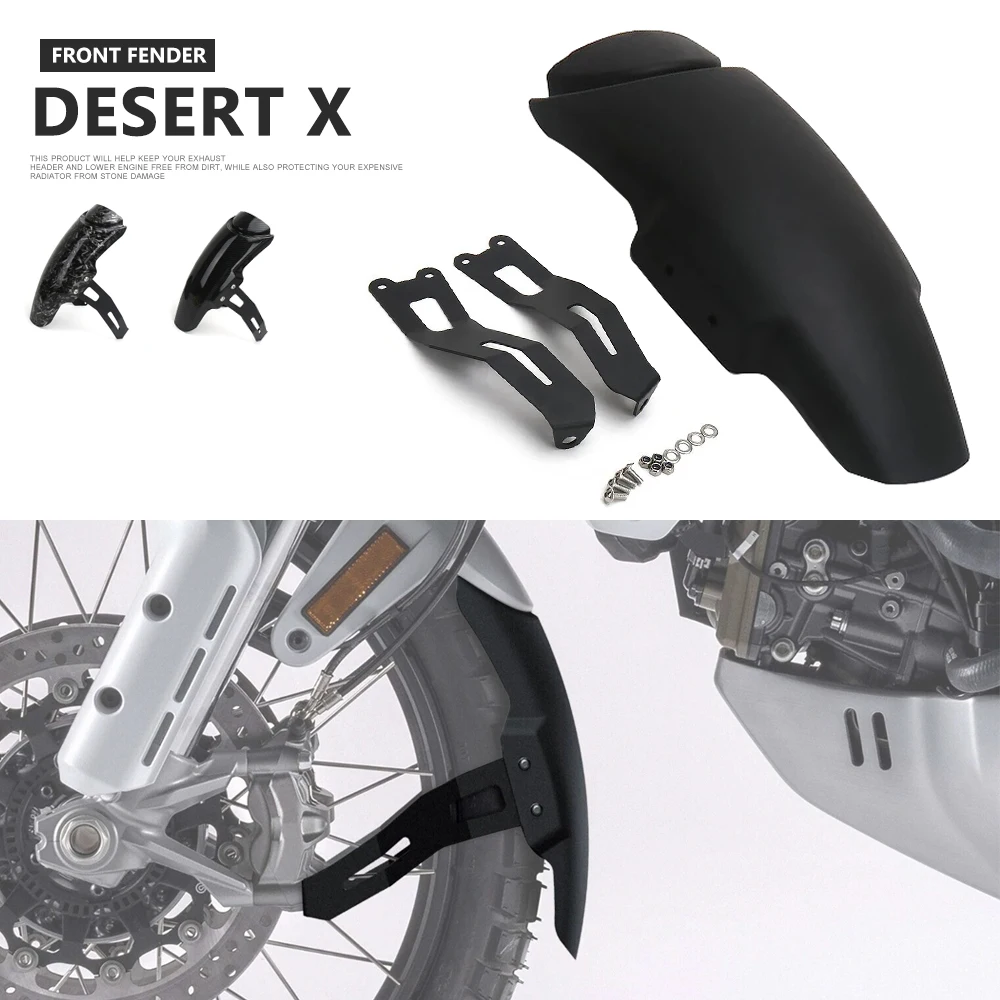 

Motorcycle Accessories Front Wheel Extender Fender Mudguard Mud Flap For Ducati DesertX DESERT X Desert X 2022 2023 Splash Guard