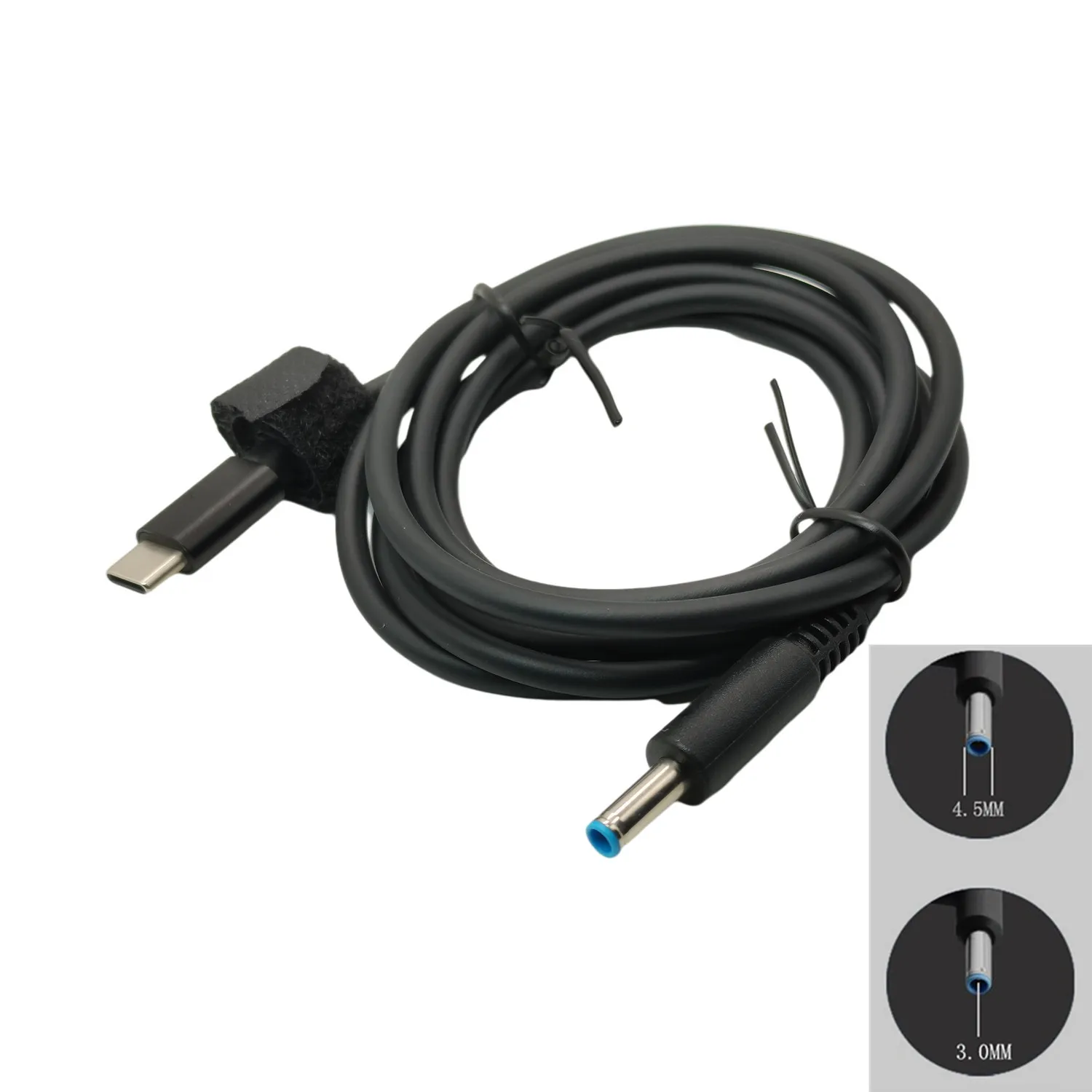 65W USB C to 4.5mm Laptop Charging Cable Type C to DC 4.5 x 3.0mm Converter PD Power for Stream Pavilion Spectre Chromebook HP