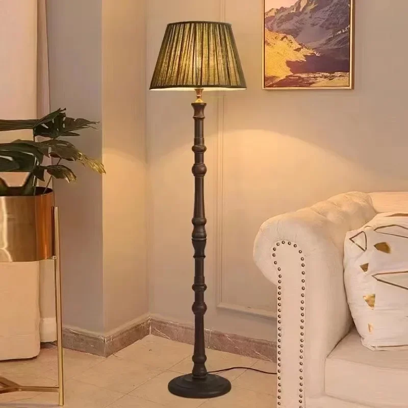 American, atmosphere, floor lamp, French, medieval, study, living room, retro, new Chinese, vertical