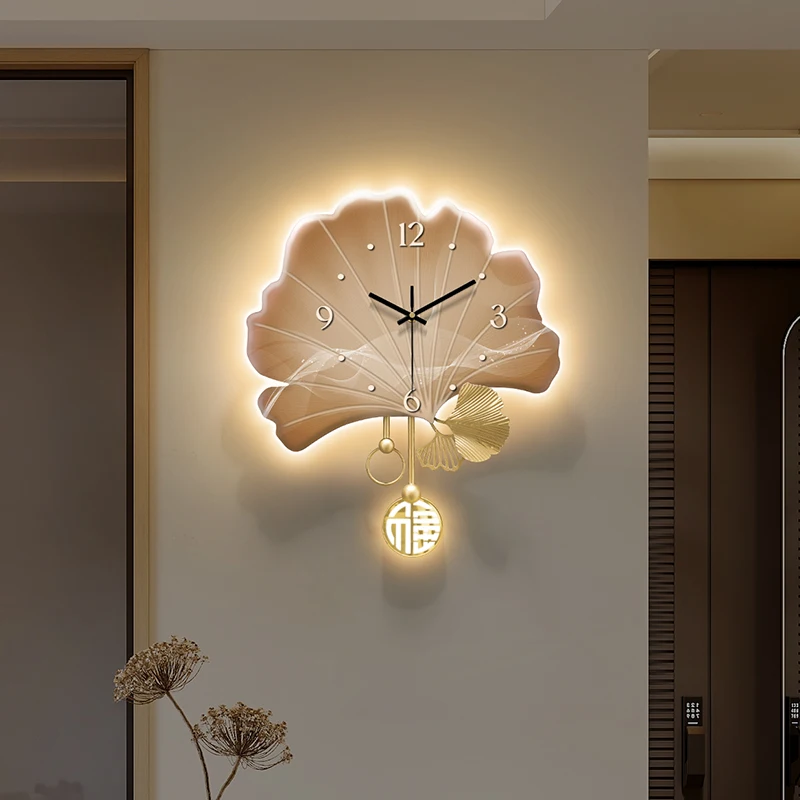 Luxury Living Room Wall Watch Modern Aesthetic Led Fashion Clock Design Silent Wall Nordic Minimalist Horloge Murale Wall Decor