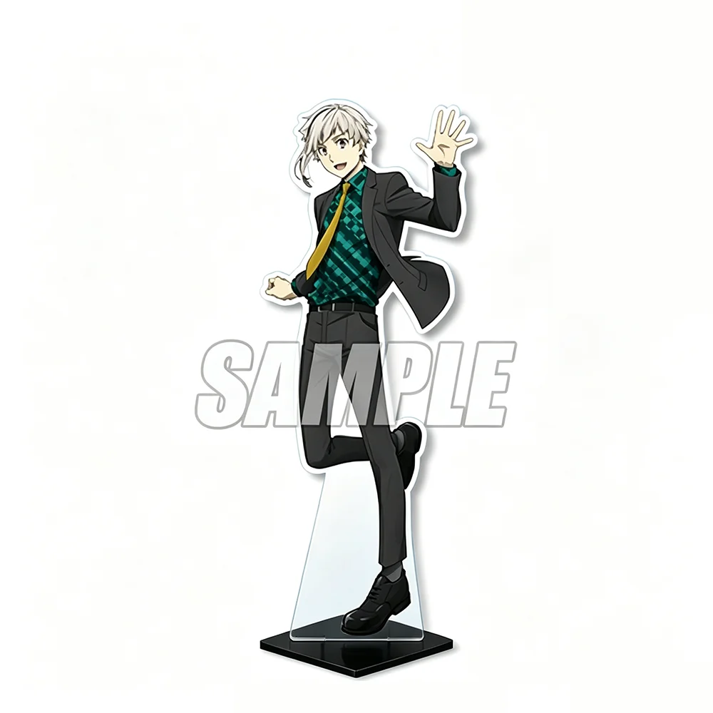 Bungo Stray Dogs Osamu Dazai Chuuya 10th Anniv 10&15CM Double Sided Acrylic Stand Keychain 2026 New Anime Stand  Desk Decor Gift