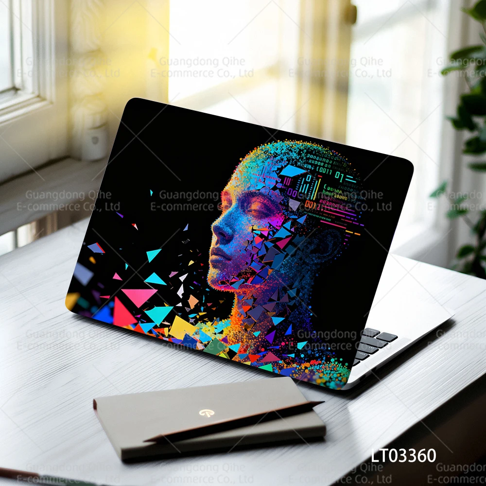 

Водонепроницаемые наклейки для ноутбука, виниловая наклейка, милая эстетичная и кожа мультяшного персонажа, защитный декор для ноутбука, планшета