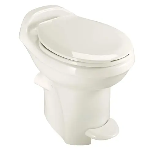 hot selling itemThet Aqua-Magic Style Plus Gravity RV Toilet, High Profile, Bone