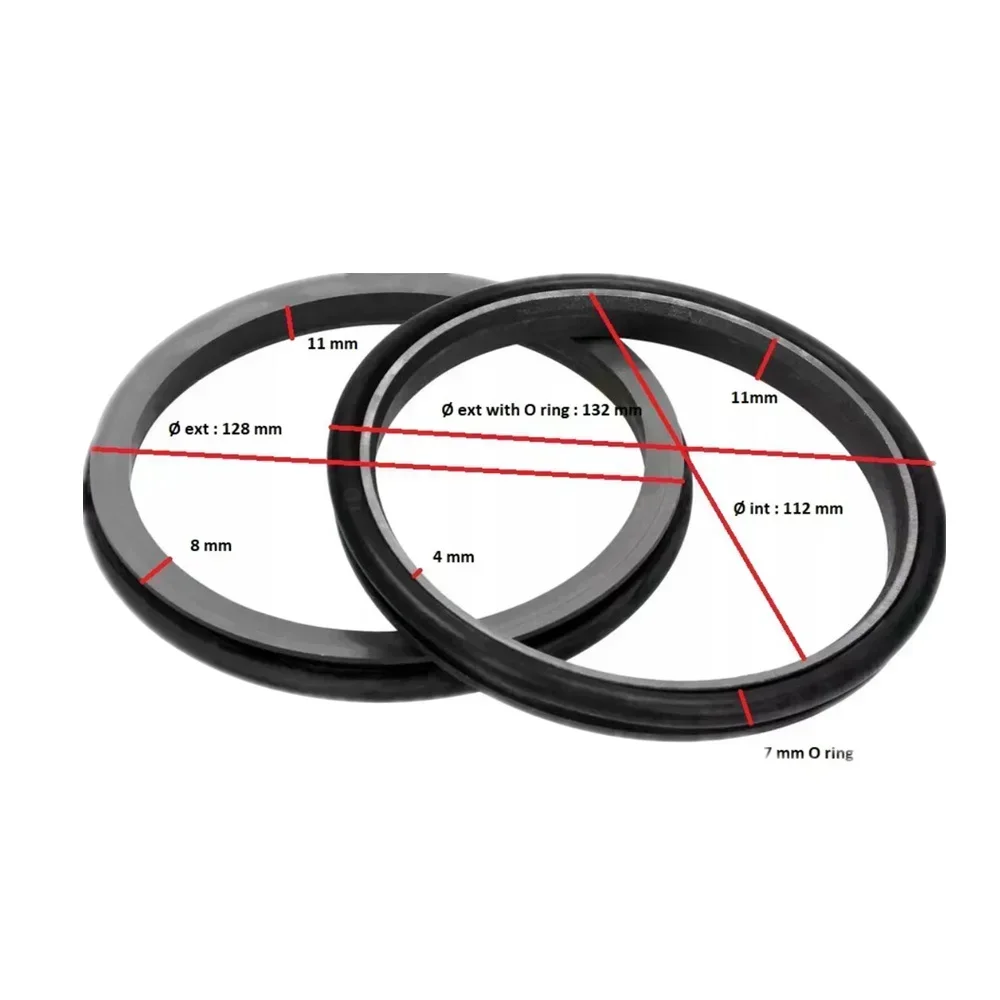 For RG10873602 Kubota KX36-2 Floating Oil Seal 128*112 132*112*7 Traveling Drive Motor Seal Mini Excavator Parts