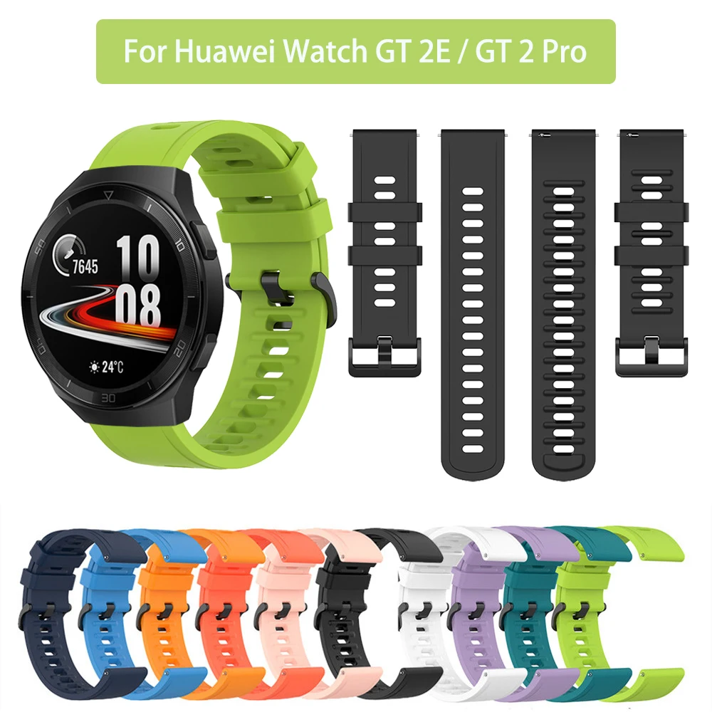 

Ремешок спортивный силиконовый для Huawei Watch GT 2E, браслет для Huawei GT 3 GT 4 46 мм/GT 2 Pro/GT Runner/Watch 3, аксессуары для часов