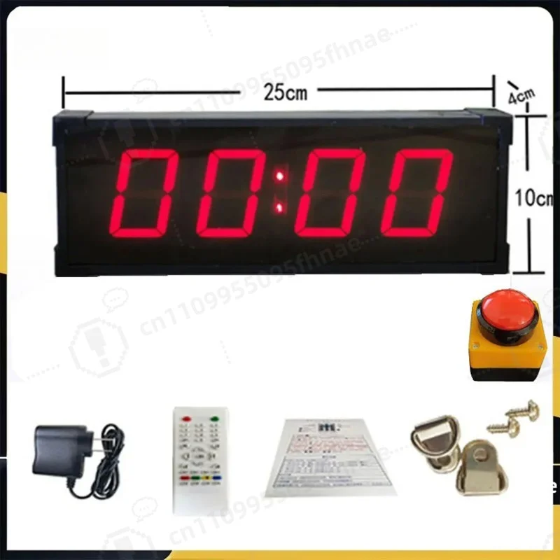 Electronic Timer Basketball Tournament Reminder Exam Charging Rock Climbing Marathon Double-sided Handclap Voice