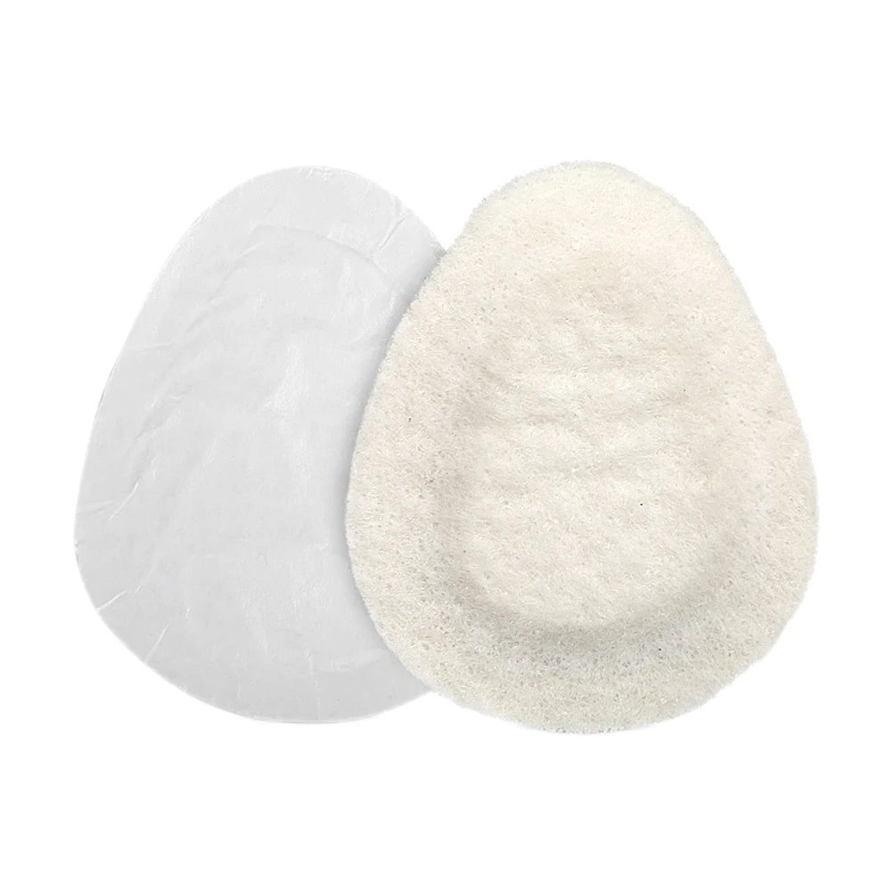 

Felt Metatarsal Pads High Heels White Supple Palms Cushion Adhesive Foot Pain Relief Small Size Light Weight S als