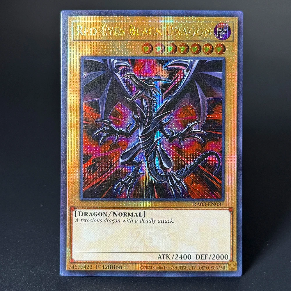 YuGiOh! Proxy Cards 25TH TCG Game Foil Cards QCR BLUE-EYES WHITE/Alternative White/Black/DRAGON Proxy High-quality Collection