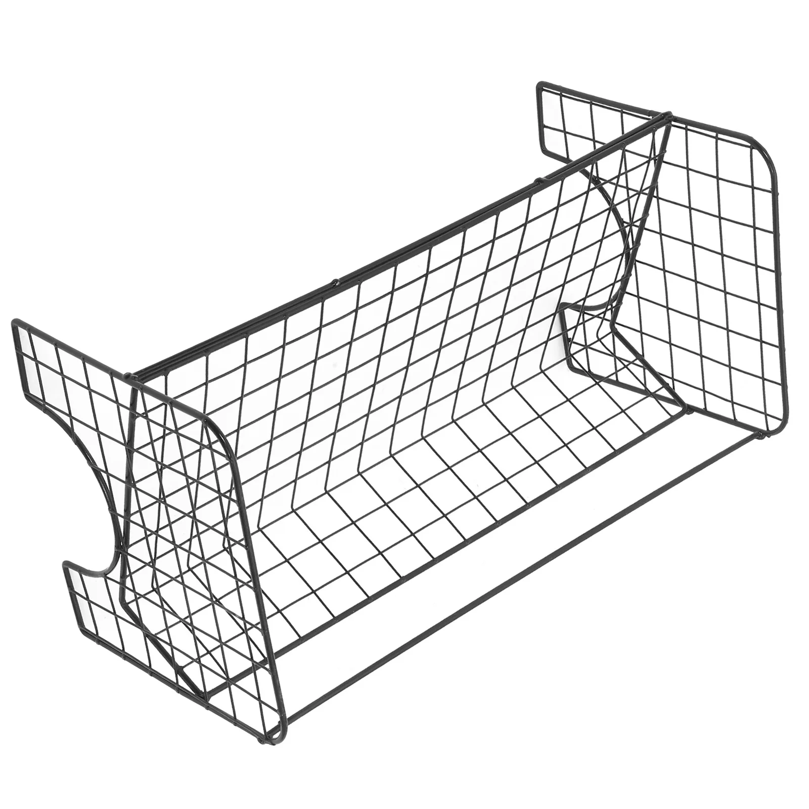رف كتب حديدي لسطح المكتب، تصميم قديم مدمج، هيكل ثابت، حامل كتب متعدد الوظائف، منظم سجل المجلات، رف تخزين #5