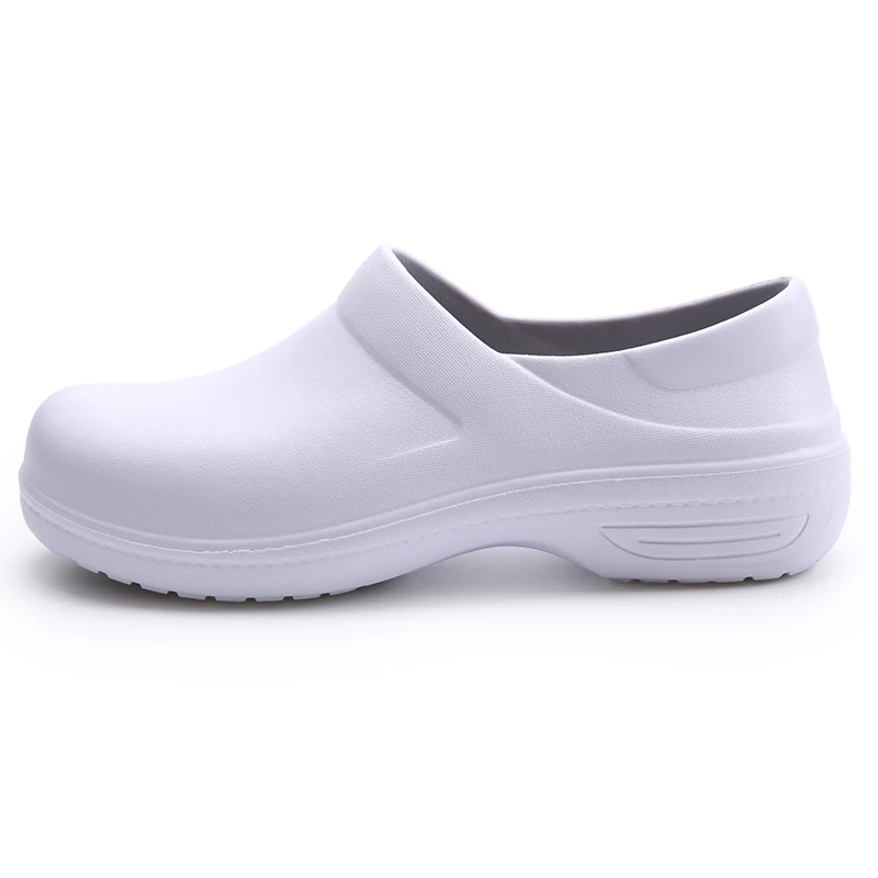 Anti-skid Pure White Medical Shoes For Doctors Nurse Chef Shoes Men Women Rubber Sandals Garden Shoes Yacht Footwear