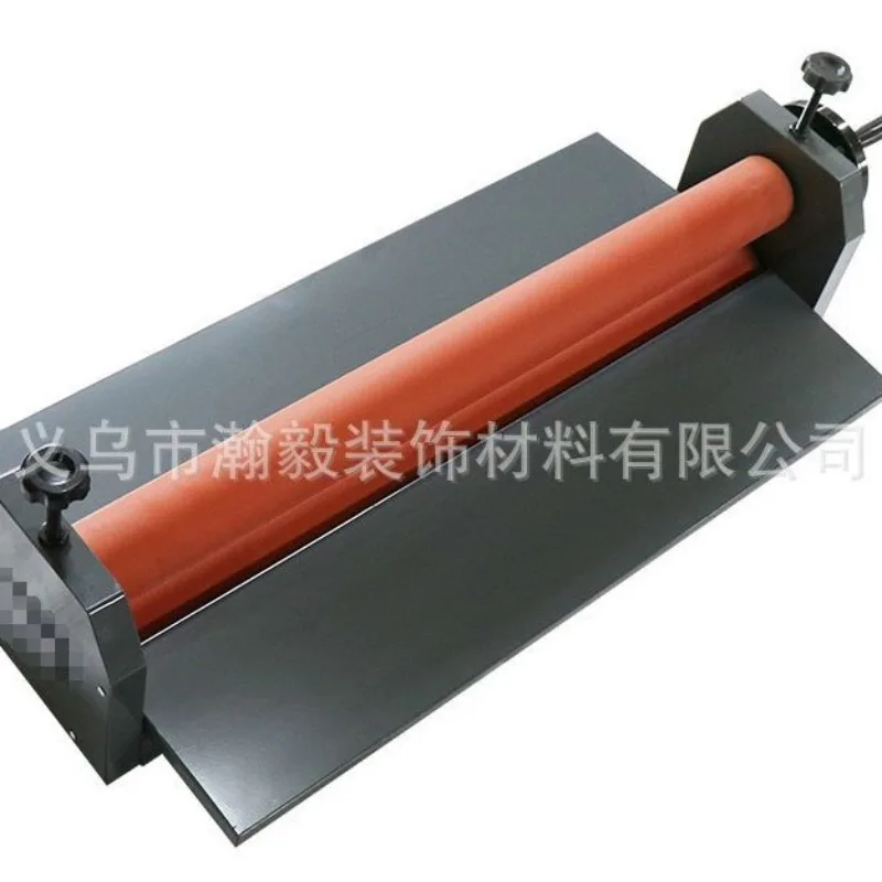 Manual Cold Laminator, Thickened Rubber Roller, Adjustable Lamination Thickness, Small Hand Crank Foldable Cold Mount Machine