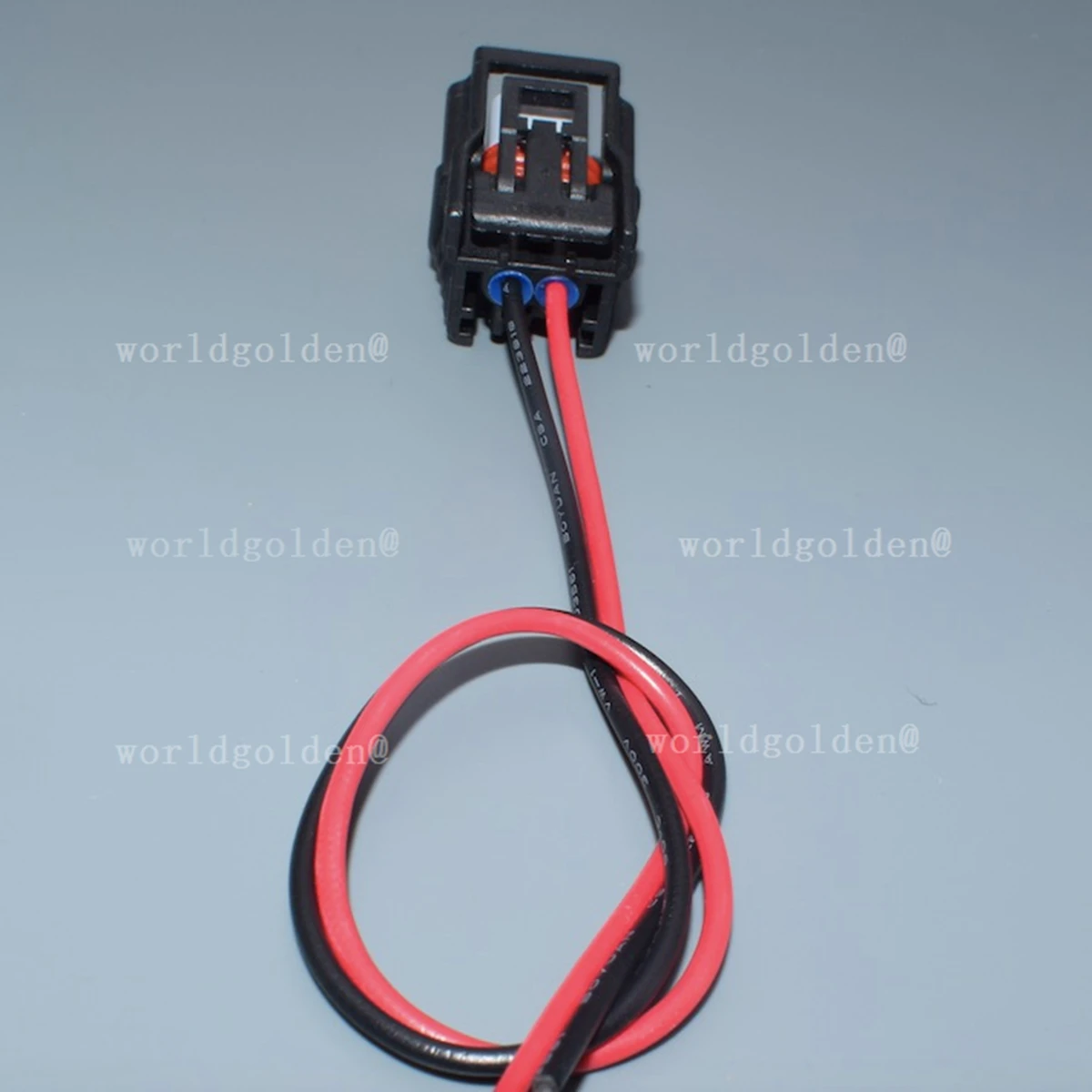 6189-7052 2Pin Female Terminal Socket with Wire Harness, Universal Automotive Electrical Accessory Fit
