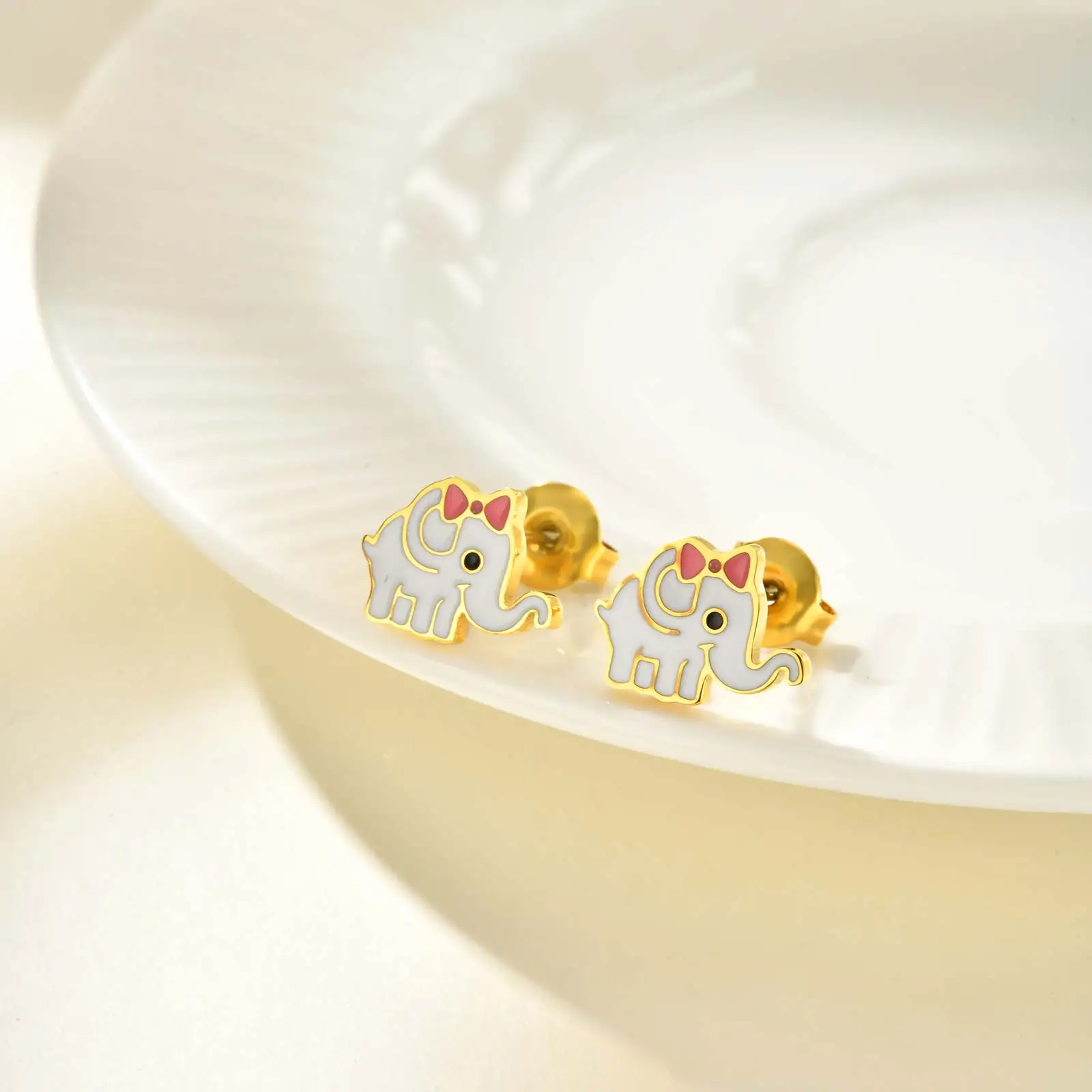 Cute Rainbow Unicorn Stud Earrings for Women