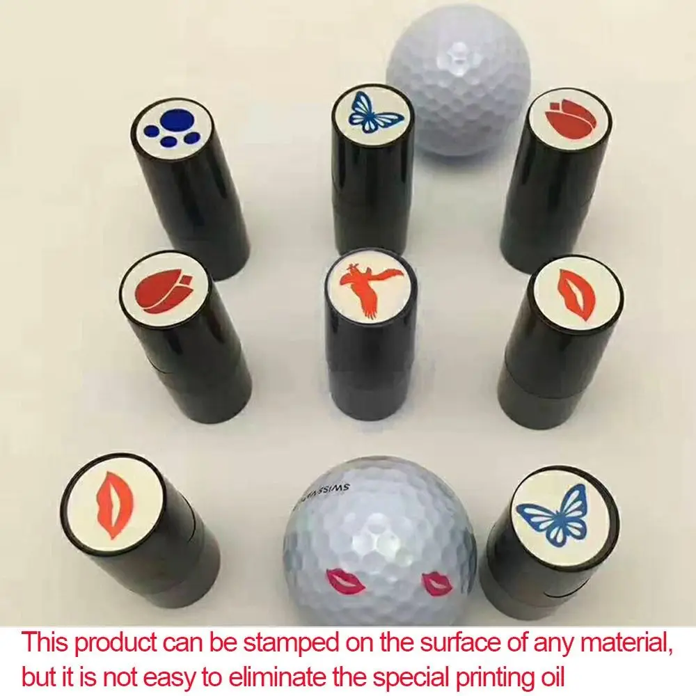 Outdoor Sports Golfer Gift Plastic Golf Stamp Marker Golf Ball Stamper Mark Seal Golf Accessories