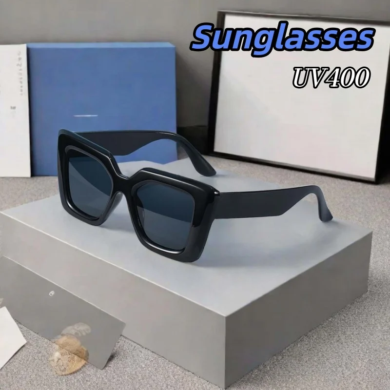 

Large Framed Fashionable Square Sunglasses Elegant Luxury UV400 Protection Stage Performances Party Gatherings Glasses