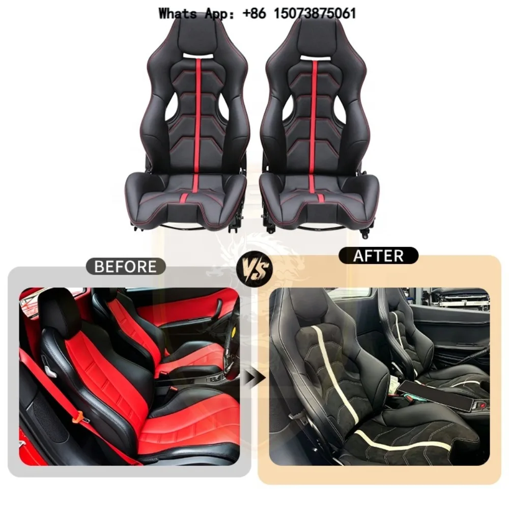 For 458 Speciale 488 812 Superfast F12 Berlinetta SF90 Track Version Bucket Seats Car Interior Racing Seat