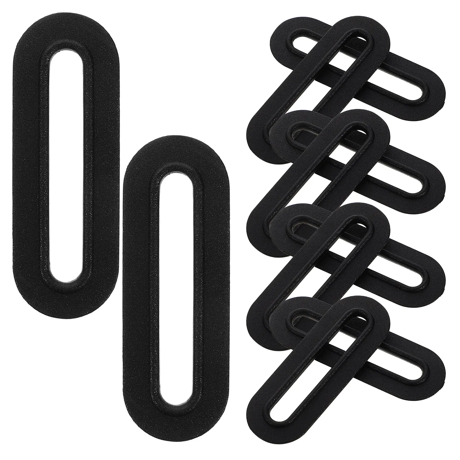 20Pcs Coin Bank Slot Plastic Oval Buckle Replacement DIY Vertical Coin Mechanism Slot Craft Accessories Vending Machine Parts
