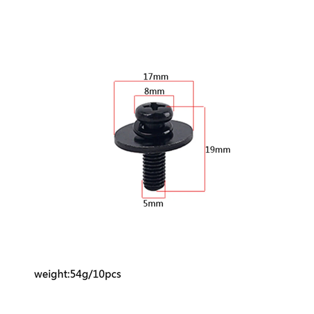 

10 Pcs Ear Screws Drum Replacement Parts Mounting with Washers Damping Repair Lug Bundle and