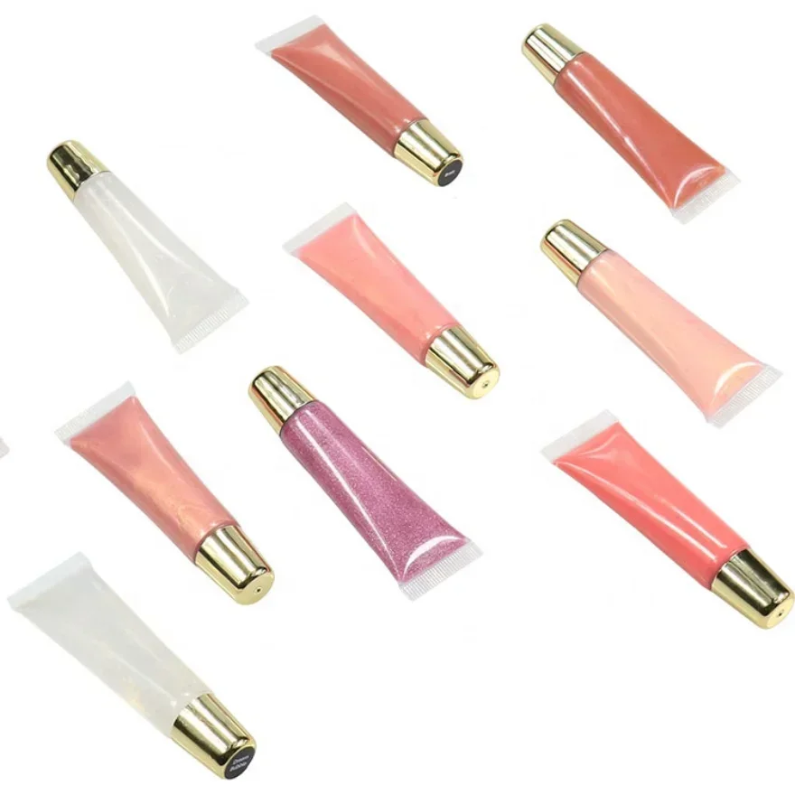 2025 New Squeeze Tube Makeup Lipstick High Pigment Lip Gloss Private Label Lip Makeup P60 P84