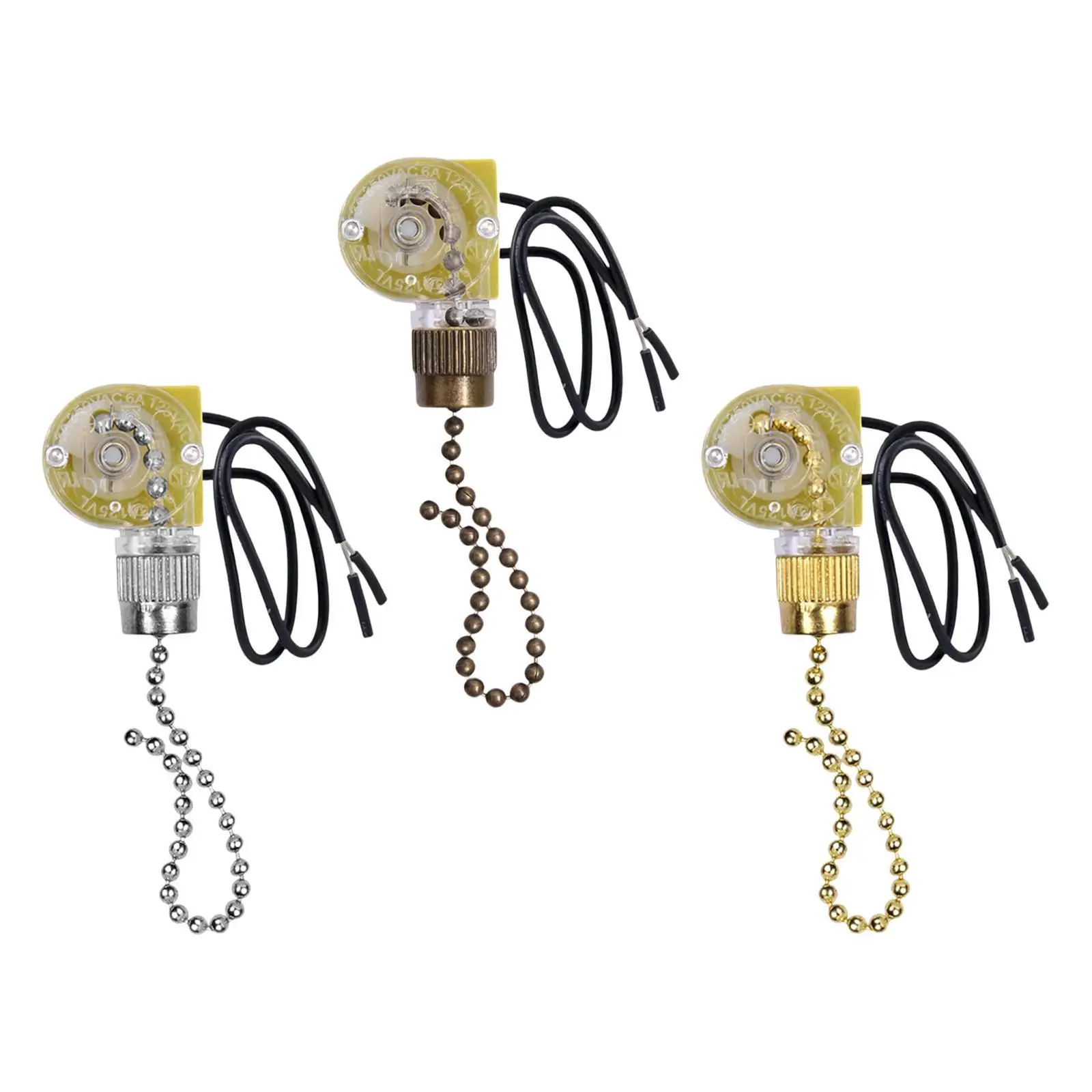 5x مروحة ضوء سحب التبديل إضاءة الخزانة الجدار مصباح زينغ الأذن Ze-109 مستقرة