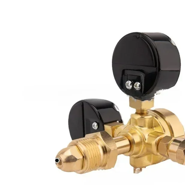stable output WX-02 AR/CO2 Pressure Adjustable Argon Pressure Reducer Gauge Pressure Gauge CGA580 External Teeth