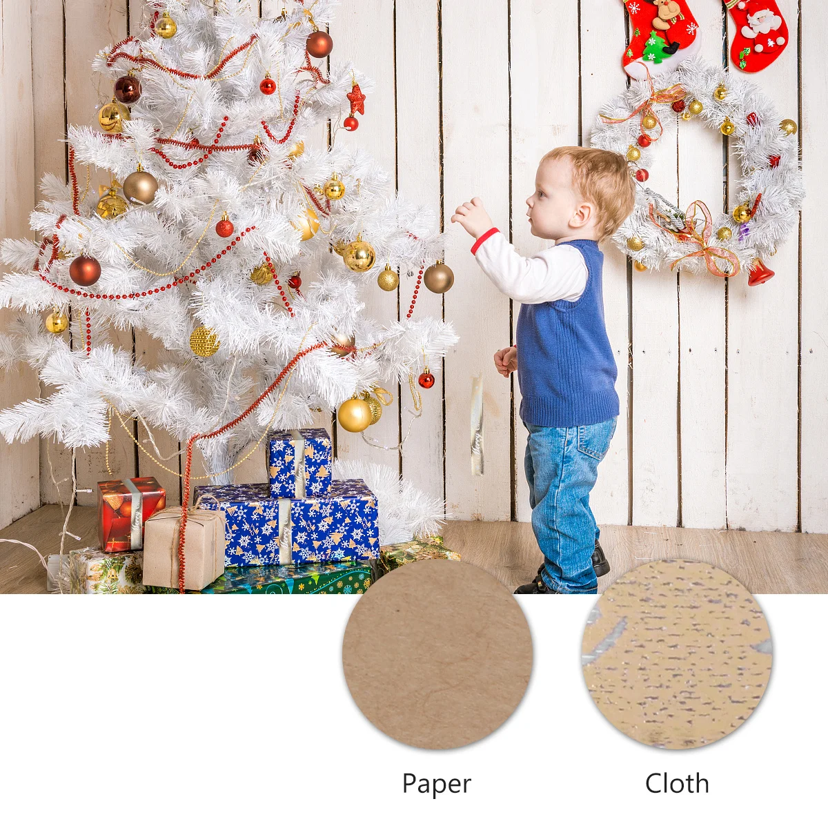 

10m Hot Stamping Letter Ribbon Bright Polyester Durable for Gift Wrapping Packaging Craft DIY Party Decorations Christmas