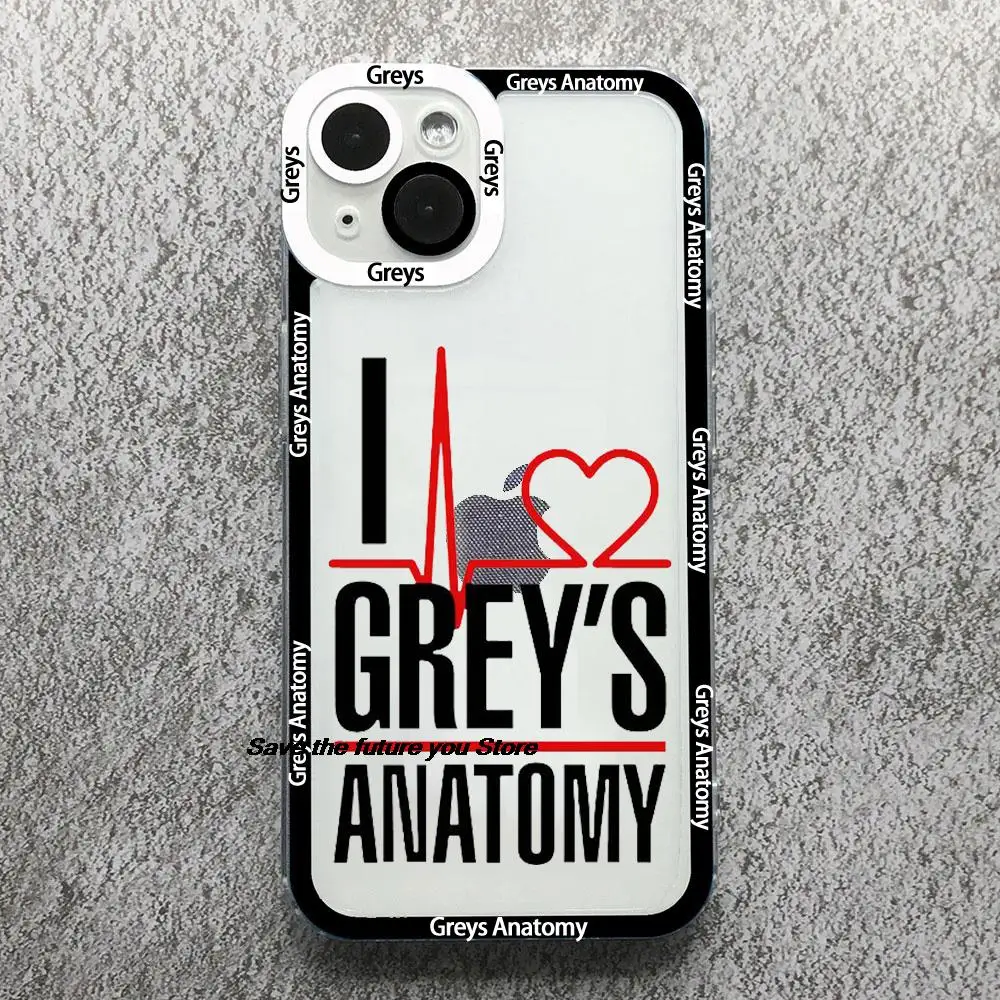 Greys Anatomy You are my person Phone Case For iPhone 16 15 14 13 12 11 Pro Max 16 15 Plus Clear Soft Silicone bumper Case