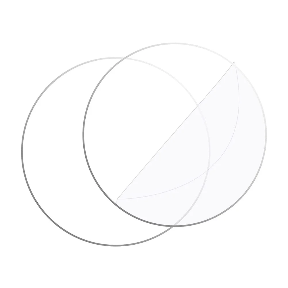 

2 шт., акриловые круглые диски высокой прозрачности, прозрачные листы для поделок ручной работы, дисплеи для основы торта, круглые акриловые листы