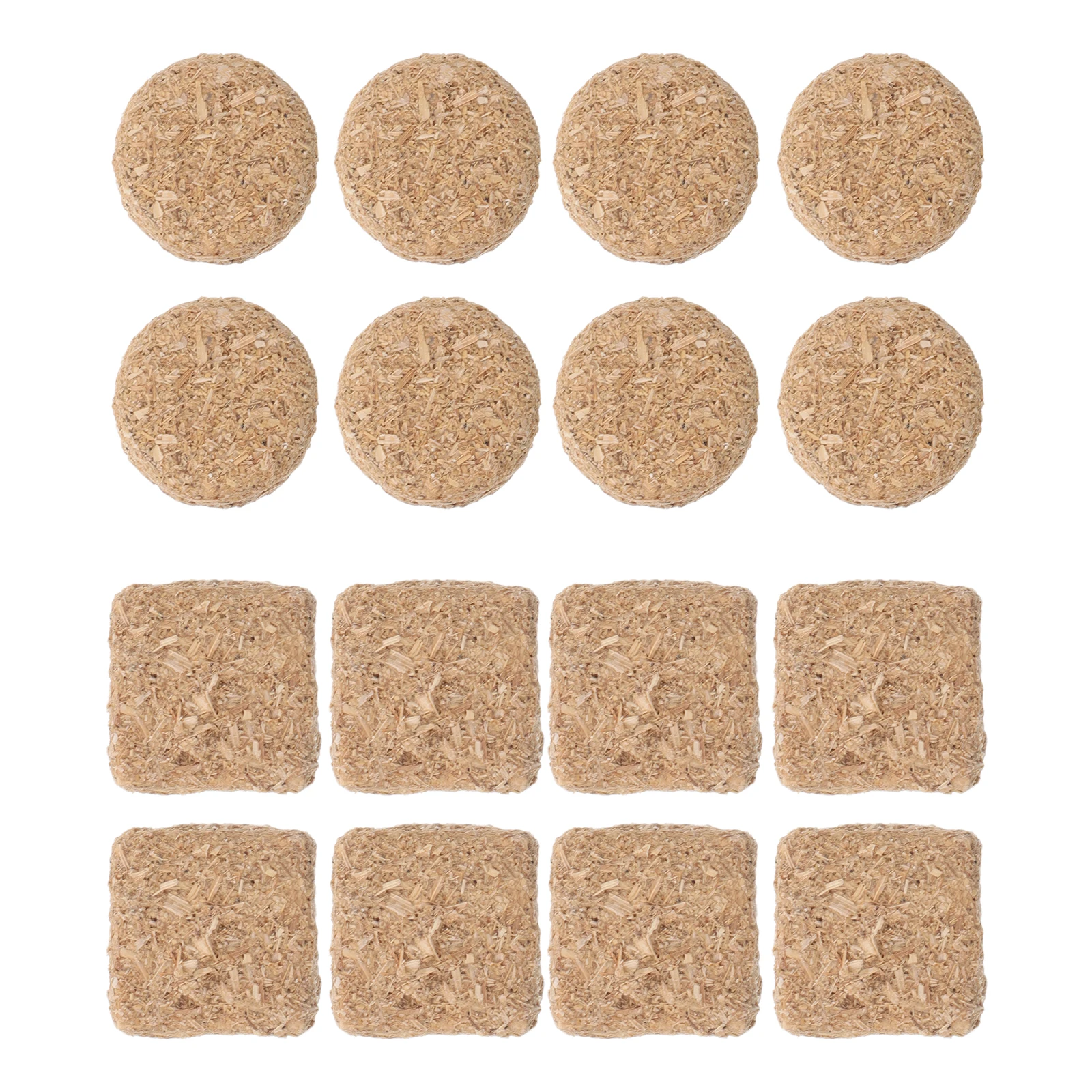 

16 Pcs Miniature Hay Decoration Supplies Faux Cake Toppers for Micro Landscape