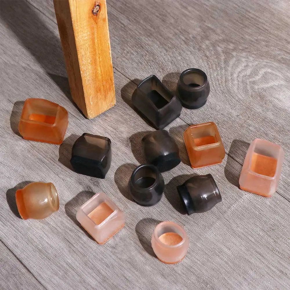 Ridurre il rumore Tappetino antiscivolo Resistente all'usura Assorbimento degli urti Copertura protettiva per pavimenti Piedini per mobili Decorazioni per la casa Tappi per gambe di sedie