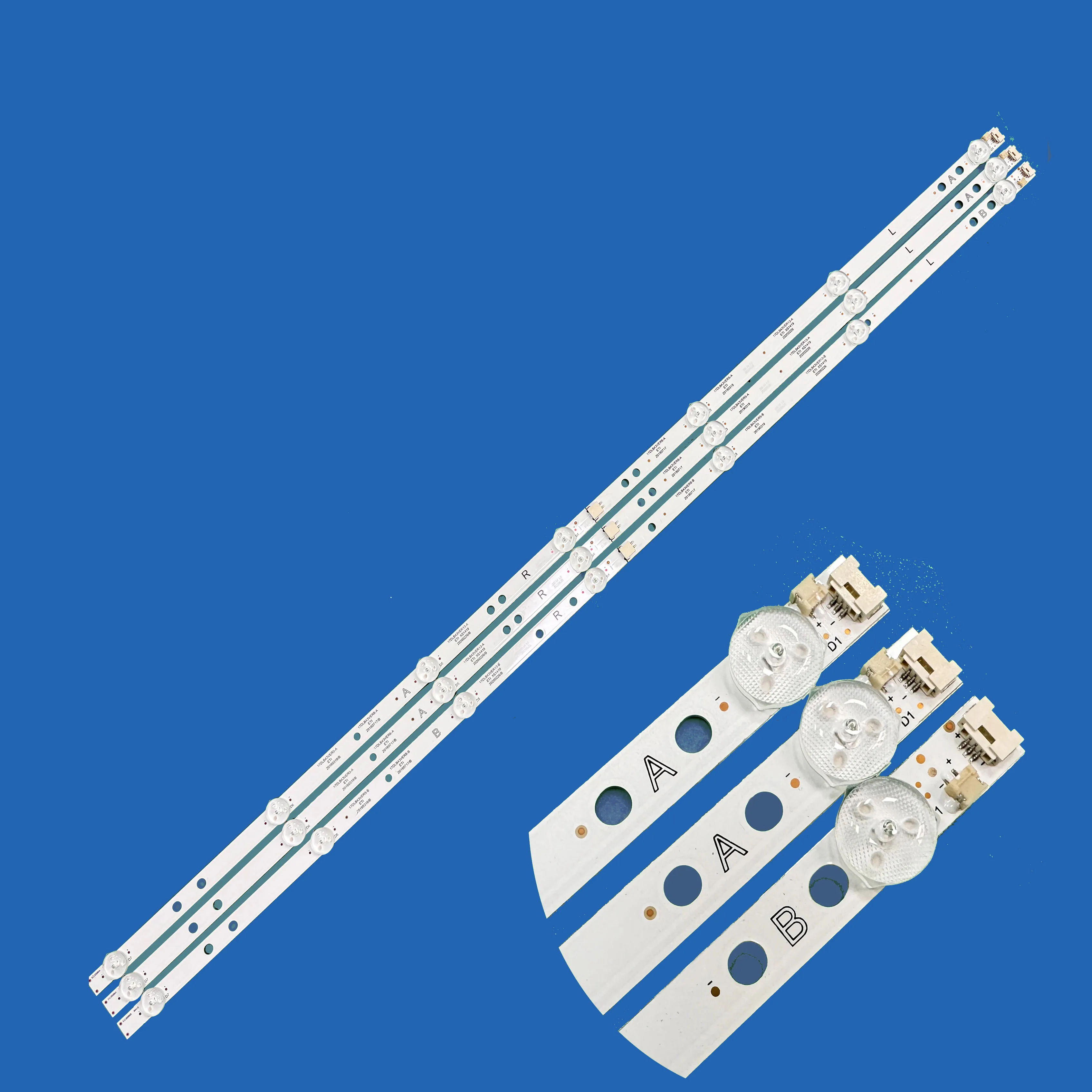 

Светодиодная лента для 17DLB43VER13-A B LT-43C700 LUX 0143006 /02 43LL3A63DT 43F9500 43F8500 43HL6331F/B 43F01 43R654F VES430UNDH-2D-N41