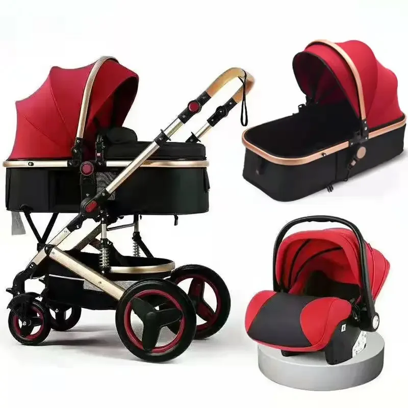 2023 best quality hot price new design European Certified fold able infant 3 in 1 push chair car seat pram babies stroller buggy