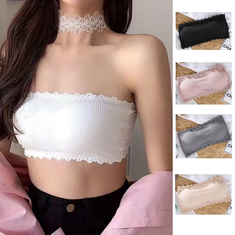 

3pcs Women's Tube Tops Sexy Push Up Bra Ladies Invisible Bras Underwears Lingerie Females Brassiere Strapless Seamless Bralettes
