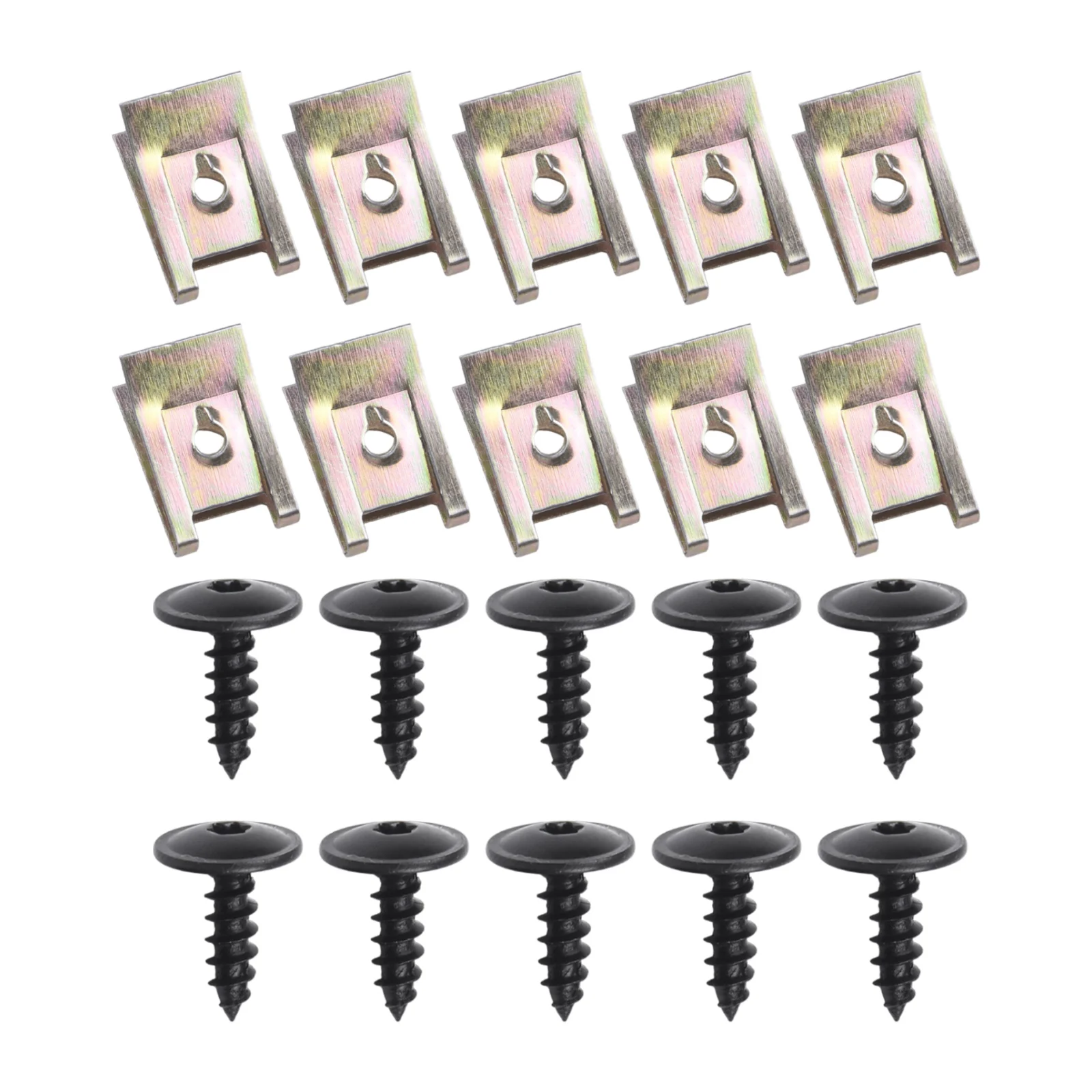 20pcs New Mudguard Liner Splash Shield Guard Screws & Clips For Golf For Passat Leaf Board Screws, Mudguard Fixing Screws New